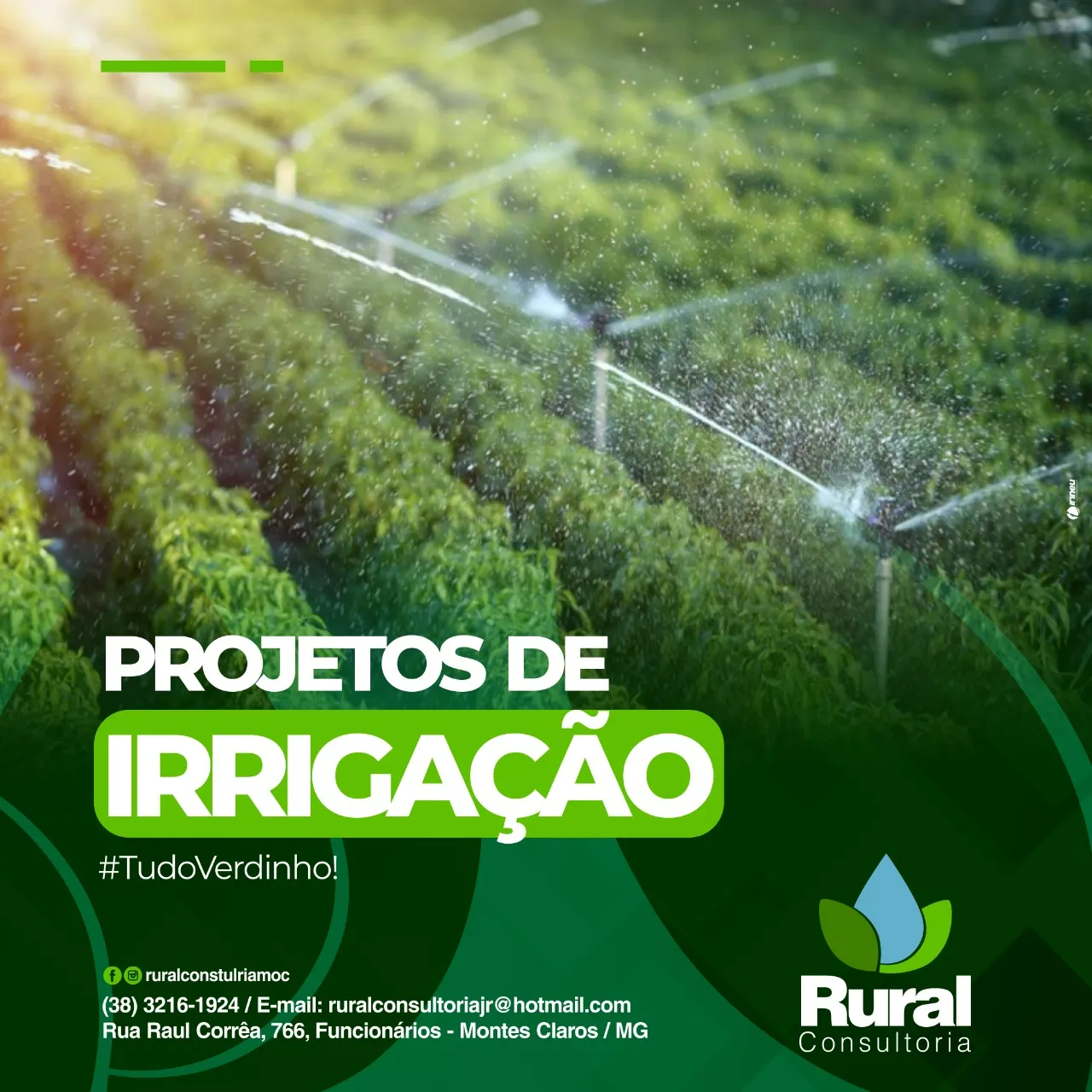 projeto de irrigacao e abastecimento